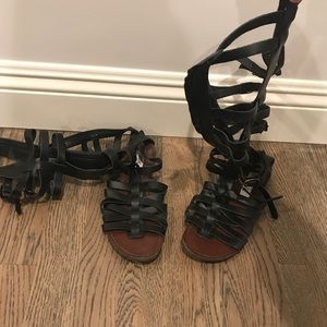 Steve Madden Knee High Gladiator Sandals